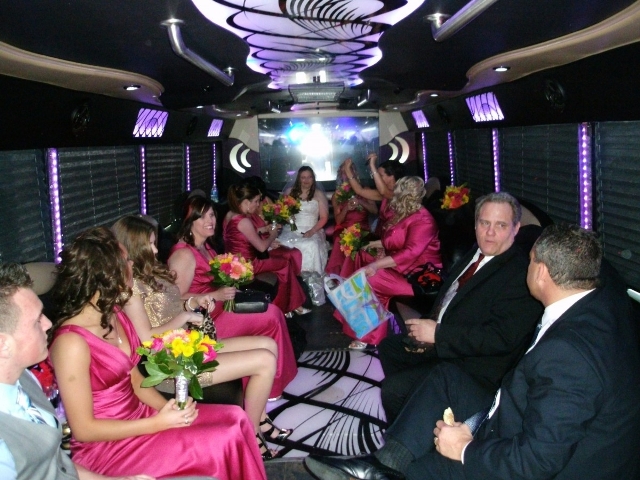 20 passenger limo party bus