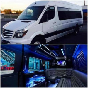 The Mercedes Sprinter limo