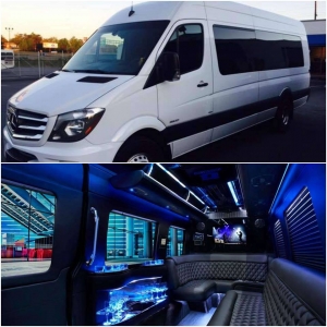 The Mercedes Sprinter limo